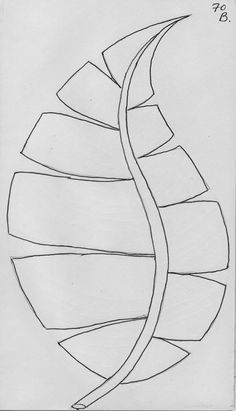 a pencil drawing of a curved object