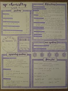 a sheet of paper that has some writing on it with purple and white lines in the middle