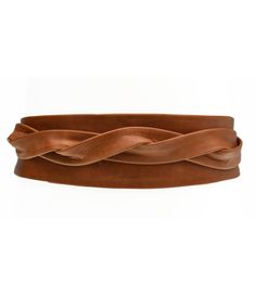 From ADA&#x2C; this wrap belt features:Genuine Argentinean leatherCan be tied and knotted multiple waysOne-size versatile beltApprox. 3" W x 99" LImported. Cognac Belt, Leather Wrap Belt, Womens Leather Belt, Obi Belt, Wrap Belt, Belt Style, Leather Belts, Leather Wraps, Belt Size