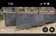 an image of a wooden fence with numbers on it