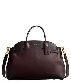 COACH Soft Empire Carryall Bag 40 | Dillard's Aesthetic Purses, Digital Closet, Perfect Handbag, Pretty Bags, Carry All Bag, Perfect Bag, Dillard's, Leather Fabric, Global Fashion