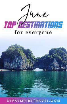 the top destinations for everyone to see in this travel guide, with text overlaying it