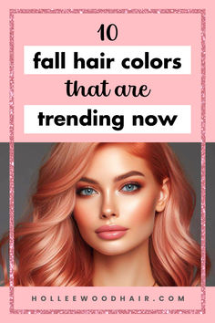 10 fall hair colors that are trending now Hair Color Ideas For Autumn, Golden Hair Color, Unicorn Hair Color