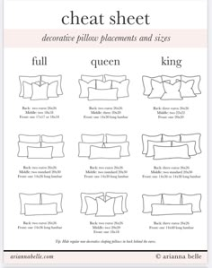 the instructions for how to make a pillow