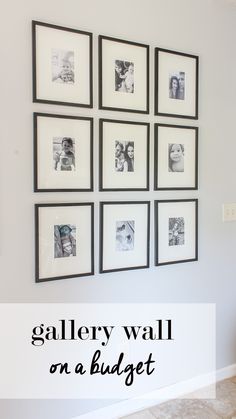 the gallery wall on a budget