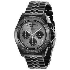 Invicta 40mm Speedway VD53 Quartz Date Bracelet Watch (36737) - Supplier Model #: 36737BLACK MEN'S: 36737UPC: Sku Details Date Bracelet, Down Band, Metal Crown, Invicta Watches, Stainless Steel Band, Watch Case, Quartz Movement, Chronograph, Quartz Crystal