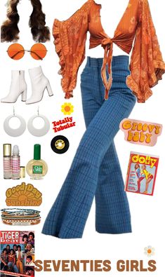 Disco Groovy Outfit, 70s Spirit Week Outfit, 70s Fashion Costume, 70s Outfits Halloween, 70's Aesthetic Outfits, 70s 80s Disco Fashion, 70 And 80 Outfits, Groovy Outfits For Women, Groovy 60s Outfit