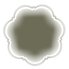 a white background with a gray circle in the middle