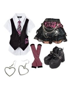 일본 패션, Scene Outfits, Apple Pies, 2000s Fashion Outfits, Grunge Goth, Pinterest Closet