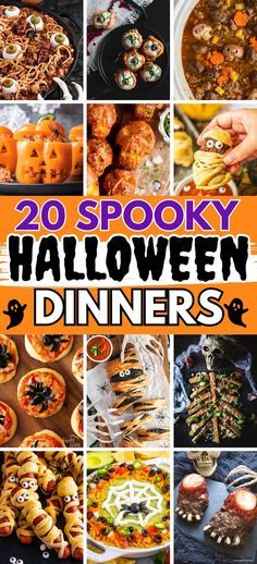 20 spooky halloween dinners and desserts for the whole family to enjoy together