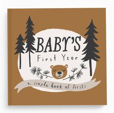 Little Camper Memory Baby Book Toddler Memory Book, Free Baby Books, Modern Baby Book, Baby Book Gift, Photo Album Journal, Baby Scrapbook Album, Baby Month Stickers, Boda Diy