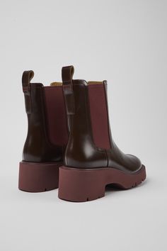 Milah  by Camper Canada Fall, Burgundy Boots, Camper Shoes, Botas Chelsea, Fall Boots, Chelsea Boots Women, Shoes Heels Wedges, Leather Chelsea Boots, Boots Fall