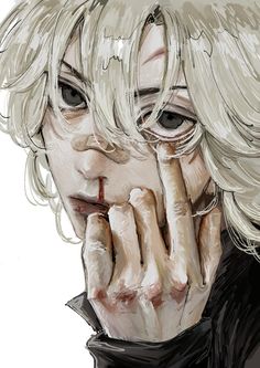 A Drawing, White Hair, Tokyo Revengers, Tokyo, Blonde, On Twitter, Twitter, Hair, White