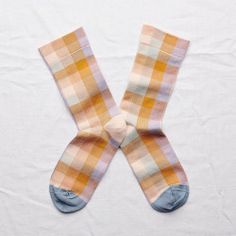 Blue Toes, Socks Ankle, Honey Yellow, Led Fashion, Knee Highs, Sock Drawer, Yellow Pattern, Dress Socks, Womens Designer Fashion