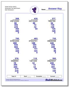 a worksheet showing the answer key for adding numbers to one digit number line