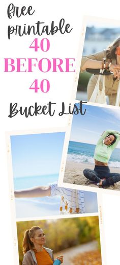 40 before 40 bucket list Bucket List Ideas Winter