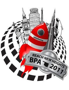 a red rocket with the words reach new heights bpa 2011