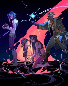 vickychendraws on tumbrl Ekko Arcane, Arcane Fanart, League Of Legends Poster, Jinx Arcane, The Ancient Magus Bride, Jinx League Of Legends, League Of Legends Characters, Lol League Of Legends, Wow Art