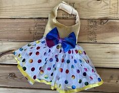 Pet Dress Polka Dot Multicolor Mesh Dress Dog Cat Ferret  | eBay