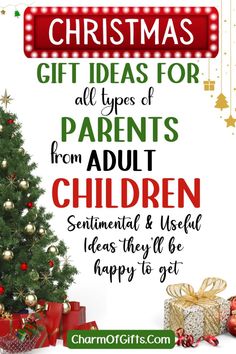 christmas gift ideas for parents from adults and children that are also free to print out