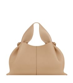 The “Numéro Neuf” features an organic design that strikes the right balance between flexibility and hold. Its draped leather is held in place by hand stitching. Polene Bag, Beige Handbags, Beige Bag, Elegant Cards, Fashion Friends, Bag Collection, Organic Design, French Brands, Unique Bags