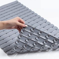 PRICES MAY VARY. Strong Grip: Features 180 big suction cups for a secure grip. This bathtub mat non slip is intended for use on clean, smooth surfaces. Exquisite textured surface for additional non-skid performance! Comfortable and Safe: Soft on feet. SHEEPPING shower anti slip mat features a soft topside that keep you and your whole family comfortable to stand on. Especially protect baby, kids, toddler and elderly from slipping in the shower. Quick Drain and Dry: Slotted design allow the water Non Slip Shower Mat, Anti Slip Mat, Bathtub Mats, Tub Mat, Bathtub Mat, Bathroom Floor Mat, Shower Mat, Baby Protection, Bathtub Accessories