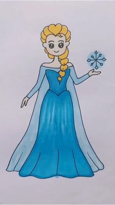 This super easy tutorial will teach you how to draw Princess in no time. The step by step drawing instructions are easy to follow and are great both for kids and kids at heart. How To Draw Princess, Hand Art Kids, Easy Disney Drawings, Easy Art For Kids, Drawing Lessons For Kids, Learning To Draw, Easy Cartoon Drawings, Drawing Lesson