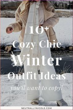 Winter Outfits Warm Weather, Neutral Winter Outfits Women, Affordable Winter Outfits, Cozy Winter Fashion, Outfits Cold, Winter Wardrobe Essentials, Cold Weather Outfit, Comfy Winter, Weather Outfits