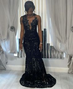 Black Prom Dresses Black Women, Prom Dresses Black Women, Senior Things, Prom Inspiration, Dresses Black Women, Gold Prom