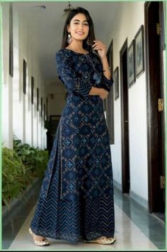 Cotton Dress Pattern, Long Kurti, Outfits Woman, Kurti Designs Latest