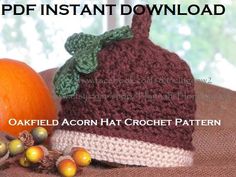 The Oakfield Acorn Hat is finally listed and available on Ravelry and Etsy. Perfect Fall accessory, this Acorn Hat is made with a beautiful stitch design and pattern includes sizes from newborn through adult. Named for my town of residence, Oakfield, a small Wisconsin town in the heart of Midwestern farm country.  Fully tested and with all sizes from Newborn through Adult. On S*A*L*E through Saturday for half the regular amount. http://www.ravelry.com/patterns/library/oakfield-acorn-hat Oak Leaf Pattern, Acorn Hat, Crochet Photo Props, Beanie Style, Basic Crochet Stitches, Oak Leaf, Fall Accessories, Crochet Hat Pattern, Worsted Weight Yarn