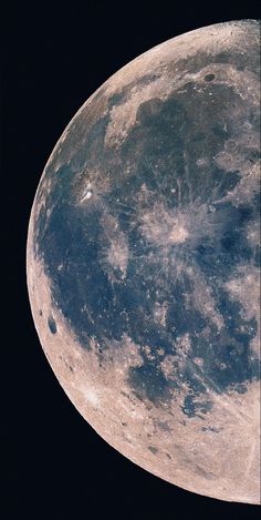 an image of the moon taken from space