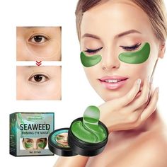 Welcome to my store, Wish you a pleasant shopping experience!-->>Click Here to Show Other Good Products in Our Shop for You Seaweed Firming Eye Mask Lift, Fade Fine Lines Around The Eyes, Moisturize And Moisturize Features: Seaweed Tightening Eye Mask- Get this under-eye for tired under-eye skin, dark circles, eye bags and fine lines! It will fight the signs of aging. your skins elasticity and firmness. Pure Natural & Organic Ingredients- SAFE MATERIALSThe eye mask is made withnatural and mild i Reduce Eye Bags, Eye Gel Pads, Eye Skin Care, Under Eye Mask, Remove Dark Circles, Dark Circles Under Eyes, Dark Circle, Under Eye Bags, Mascara Facial