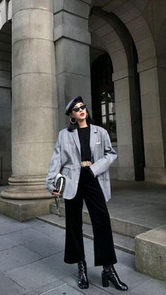 Beret Outfit Street Style, Beret Outfit, Outfit Street Style, Beret Hat, Normcore, Street Style, Black