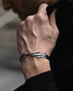 Masculine Jewelry, Mens Silver Jewelry, Tattoo Bracelet, Mens Bracelet Silver, Mens Accessories Jewelry, Men's Jewelry Rings, Affordable Jewelry, Mens Jewelry Bracelet, Mens Accessories Fashion