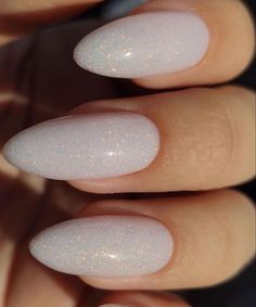 Glitter nails 
‎‏Chic elegant nails purple nail set with medium length اظافر بلون الليلكي انيقة ومميزة 
Nail sets nail salon chic nails elegant nails purple nails  black nails 
Mid length nails 
Long nails white nails 
اظافر باللون الازرق وتفاصيل اللون الازرق
Detailed blue nails Nail Sets Ideas, White Sparkly Nails, White Sparkle Nails, Sparkly Acrylic Nails, White Almond Nails, Nails French Tip, Opal Nails, Nail Appointment