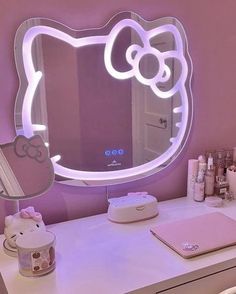 Hello Kitty Mirror from IG
#mirror #ledmirror #hellokitty Hello Kitty Products, Girlie Aesthetic, Hello Kitty Mirror, Hello Kitty Room Decor, Hello Kitty Bedroom, Hello Kitty House, Hello Kitty Rooms, Kitty Items, Hello Kitty Accessories