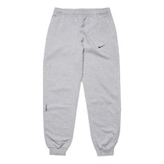 Nike x Drake NOCTA NRG Fleece Pants 'Grey' FN7661-063 Nike Winter Streetwear Pants, Nike Pants For Winter Streetwear, Nike Gray Cotton Sweatpants, Nike Gray Sweatpants For Streetwear, Gray Sportswear Pants For Winter, Nike Gray Sports Pants, Nike Sports Pants In Gray, Nike Long Pants For Winter, Nike Gray Pants With Pockets