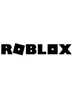 the word robblox is written in black on a white background