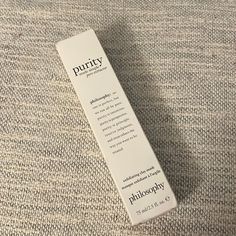 Purity - 75 Ml 2.5 Fl Oz Philosophy's Creamy-Rich Face Mask For Pores Helps Draw Out Impurities, Scrub Away Blackheads And Shrink The Look Of Pores Skin Is Left Looking Refreshed, Glowing And Appears Virtually Blackhead-Free 2-Week Self-Assessment Study, 56 Women Ages 20-35, 2x Per Week Usage: 98% Of Women Agreed Skin Felt Smooth And Soft With A Fresh Look And Feel 93% Of Women Agreed Skin Felt Deep-Cleaned And Pores Looked Unclogged Philosophy Mask, Pore Extractor, Face Mask For Pores, Pore Mask, Clay Mask, Self Assessment, Clay Masks, Fresh Look, Skin Care Women