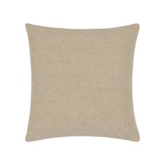 a beige pillow on a white background