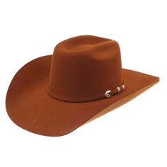 Style number: RFTHSP-CJ42RU. Rust hat. Premium 6x fur felt. Monochromatic hat band. 3 piece silver stone. 4 5/8" cattleman crown. 4 1/4" brim. Hat pin. Anderson Bean Boots, Cody Johnson, Felt Cowboy Hats, Stetson Hat, Navy Hats, Fashion Forms, Bean Boots, Riding Gear, Hat Pin