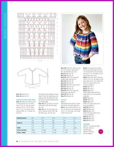 an image of a crochet pattern for a sweater