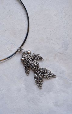 Hello! I made this Hammer Fish Pendant Necklace using strong & skin-friendly, Stainless Steel rings and beads, with the ancient craft of chainmail as part of my Animal Series. * This unique jewelry will look cool & unique on your neck. (Be ready for curious questions ;) * It would be a perfect gift for a loved one, friend or a stylish family member 🎁 - The technique used here is the mix of many chainmail patterns where all the rings were attached to each other one by one by hand. - It is a limited number production and a unique design.  HOW TO TAKE CARE OF YOUR ACCESSORY? Stainless steel is great for jewelry because it's so durable, but you still need to care for it in order to keep it looking good and lasting longer. * Clean regularly with mild soap and warm water. * Rinse thoroughly to Knight Core, Chainmail Patterns, Fish Pendant Necklace, Chainmail Jewelry, Pendant Choker Necklace, Fish Pendant, One Friend, Pendant Choker, My Animal