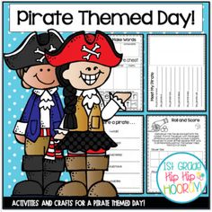 pirate themed day activities and crafts for kids