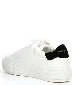 Kurt Geiger London Men's Laney Leather Lace-Up Sneakers | Dillard's Mens Dress Sneakers, Kurt Geiger Shoes, White Shoes Men, White Leather Sneakers, Kurt Geiger, Leather Lace, Dillard's, White Shoes, Leather And Lace