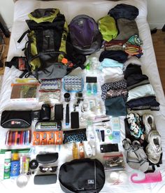 what is in my travel backpack?