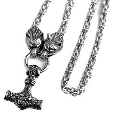 PRICES MAY VARY. 1) Premium Quality: Made from high-quality stainless steel, our necklace is durable, rust-resistant, ensuring long lasting wear. 2) Viking Culture: Our Thor Hammer Necklace is inspired by the powerful Mjolnir, the hammer of the thunder god Thor in Norse mythology. It's a symbol of strength, protection, and blessing. 3) Unique Gift Idea: Surprise your loved ones with this meaningful and stylish Mjolnir Necklace. It's a great gift for your boyfriend, husband, brother, or any man w Mjolnir Necklace, Hammer Necklace, Thor's Hammer Necklace, Thunder God, Elegant Packaging, Hammered Necklace, Thor Hammer, Talisman Jewelry, Viking Culture