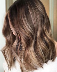 Highlights Ombre, Hair Color Highlights, Trendy Hair Color, Balayage Brunette, Brown Blonde Hair, Brown Hair With Highlights, Hair Color Balayage