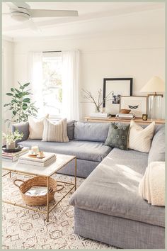 the living room is clean and ready for us to use in its new owner's home